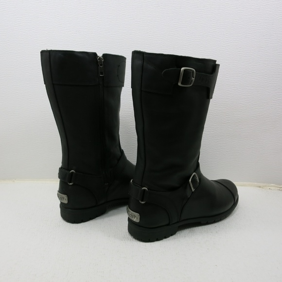 UGG Gershwin Australia Leather Warm Winter Boot 9 - Picture 4 of 8